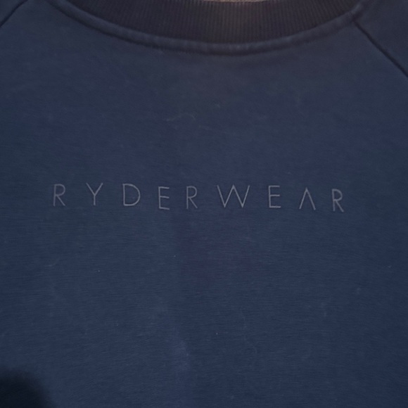 Ryderwear Deep Blue crop sweatshirt - Picture 2 of 10